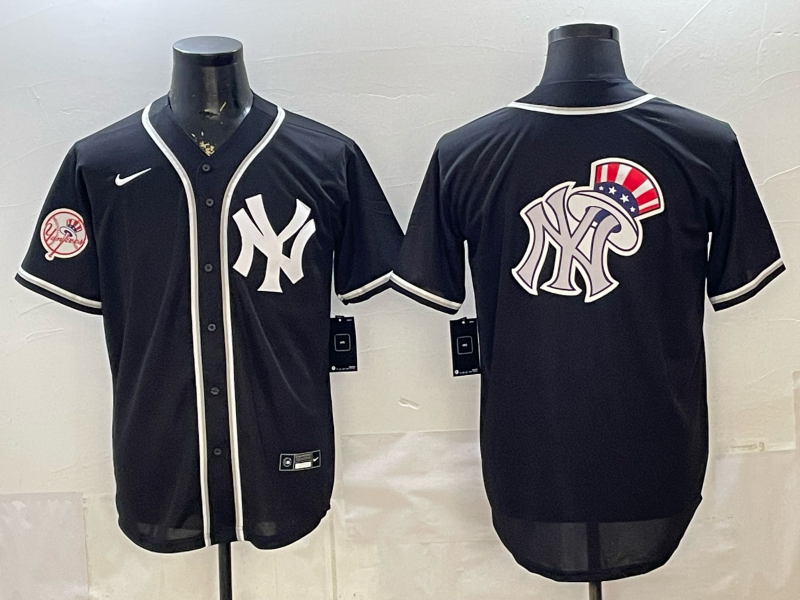 Men 2026 New York Yankees blank black Nike MLB Jersey 036504